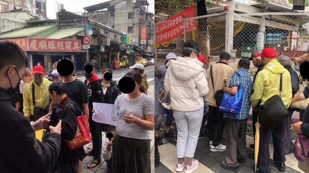 龍山寺外「擺攤收購個資」!影印雙證件現領1千 一堆長輩排隊擠爆