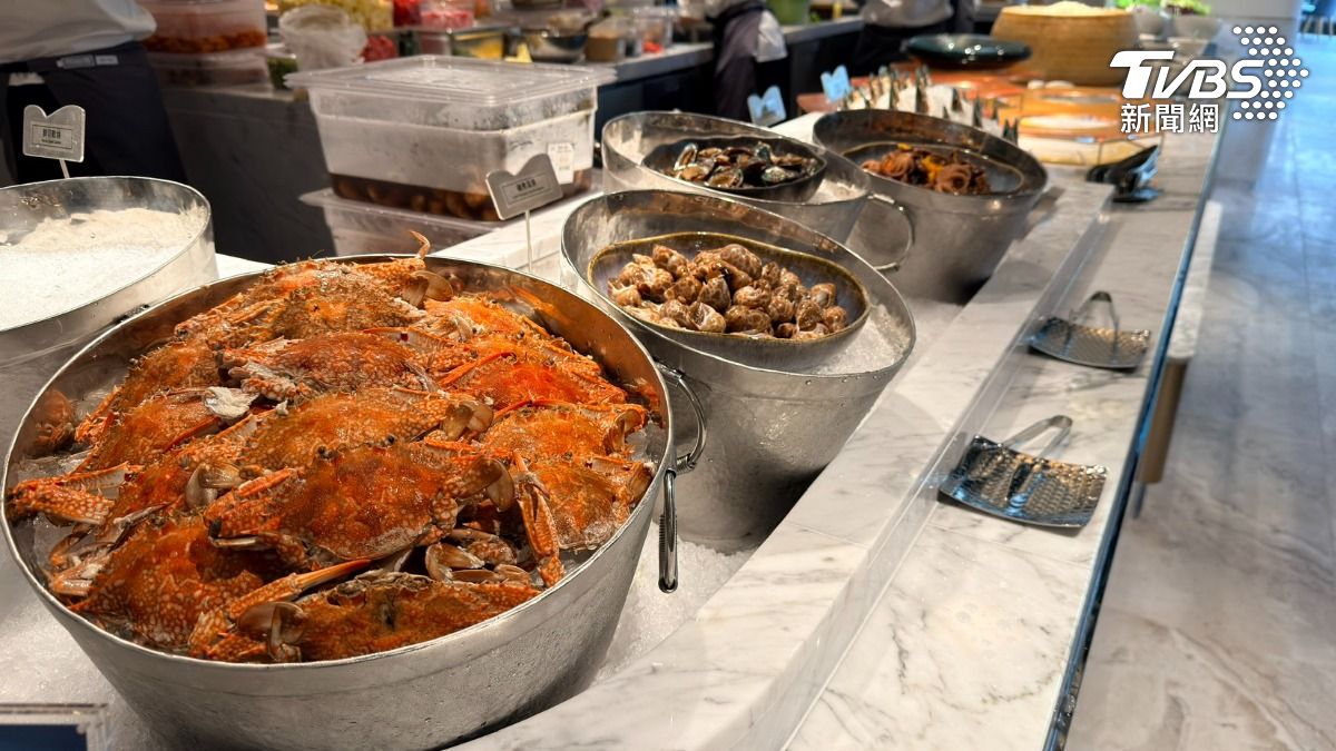 饗賓集團旗下Buffet「饗食天堂」第12間分店正式揭幕。(圖/陳昫蓁攝)