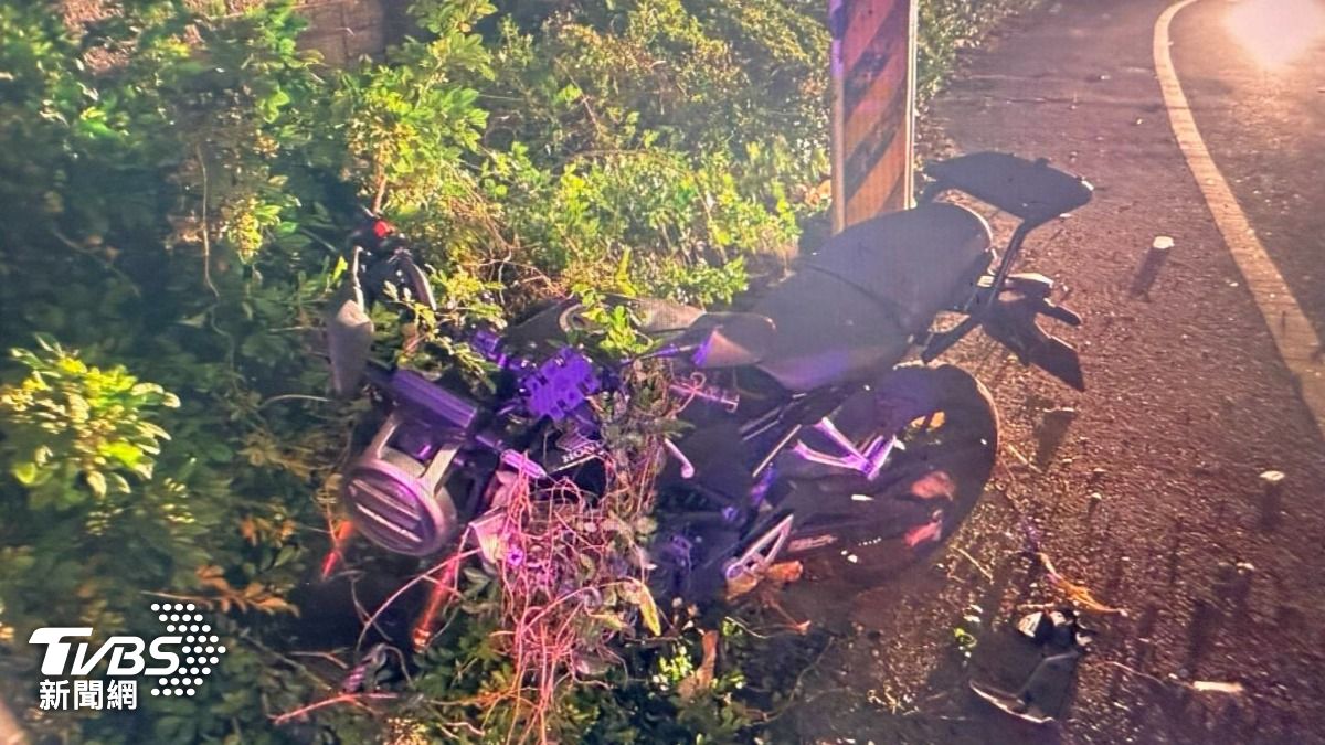 桃園28歲重機騎士疑車速過快過彎自摔 頭部重創亡