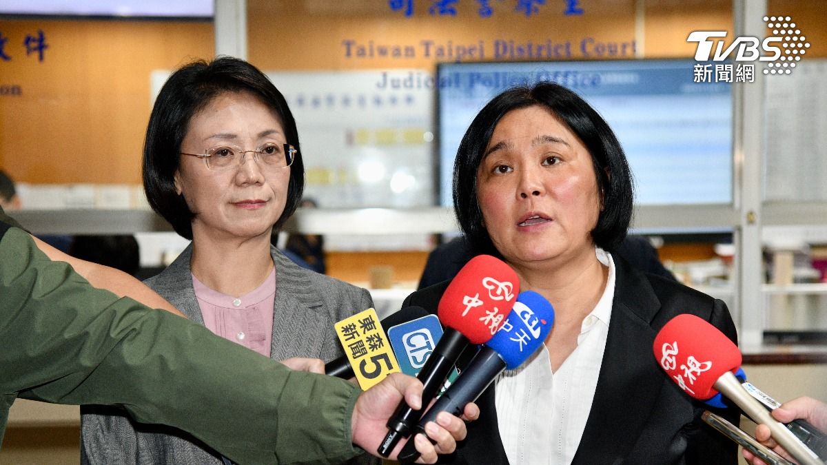 國民黨立委陳玉珍、翁曉玲。（圖／胡瑞麒攝）