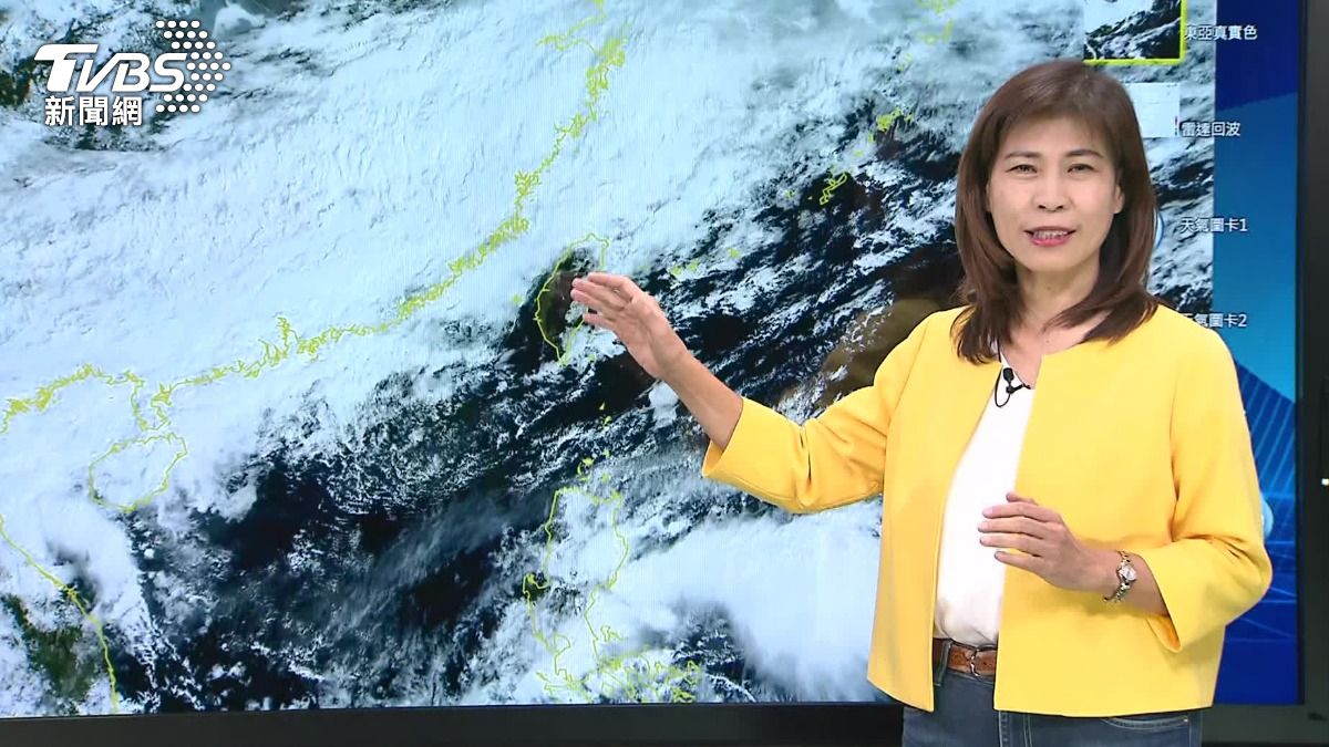 氣象署持續關注TD29。表示可能會在3日4日這兩天生成颱風。（圖／TVBS）