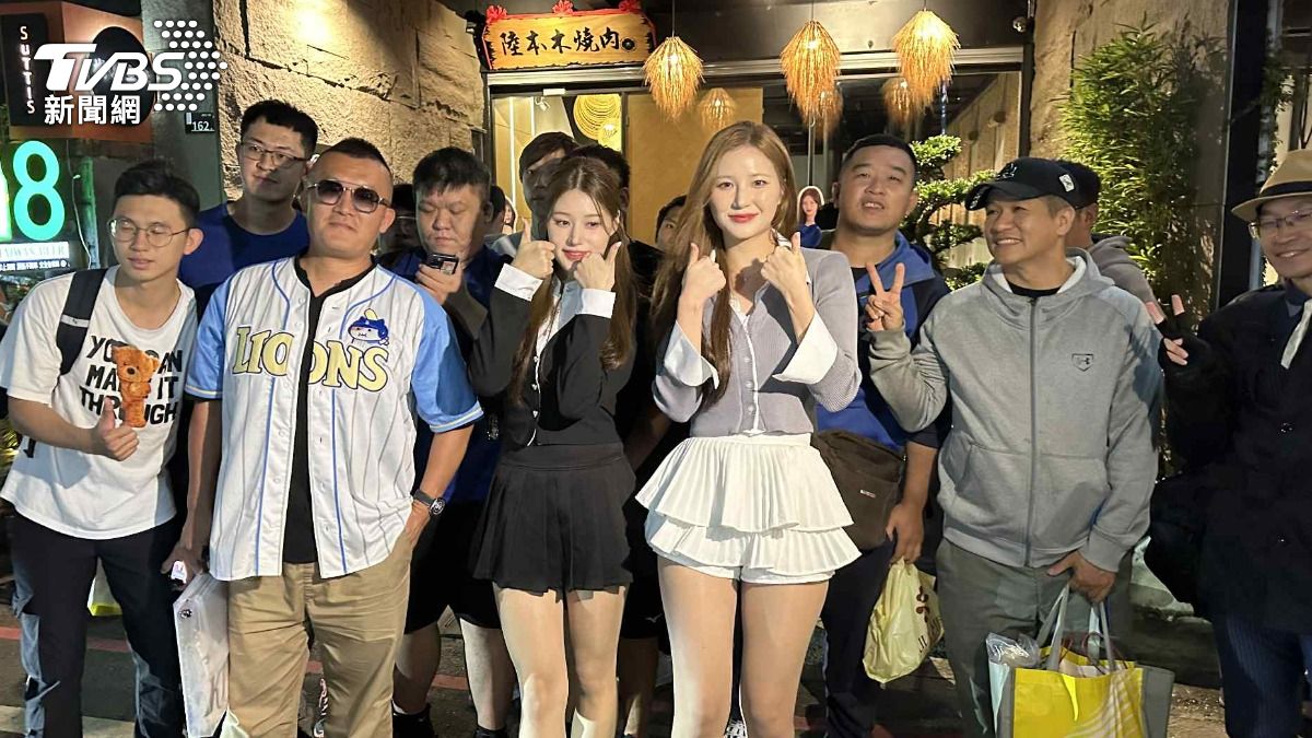 韓啦啦隊女神現身新竹!親烤肉為粉絲服務 台灣粉全暴動了