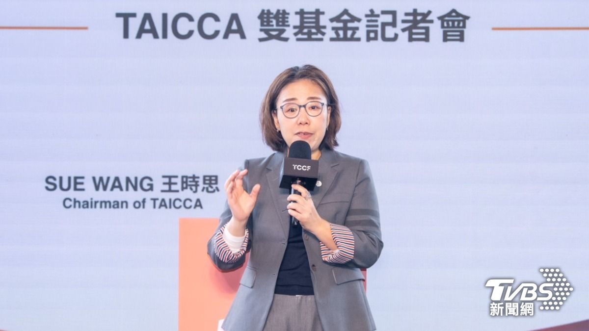 TAICCA董事長王時思感謝能有TVBS在內的專業團隊來運行該資金。(圖/TVBS)