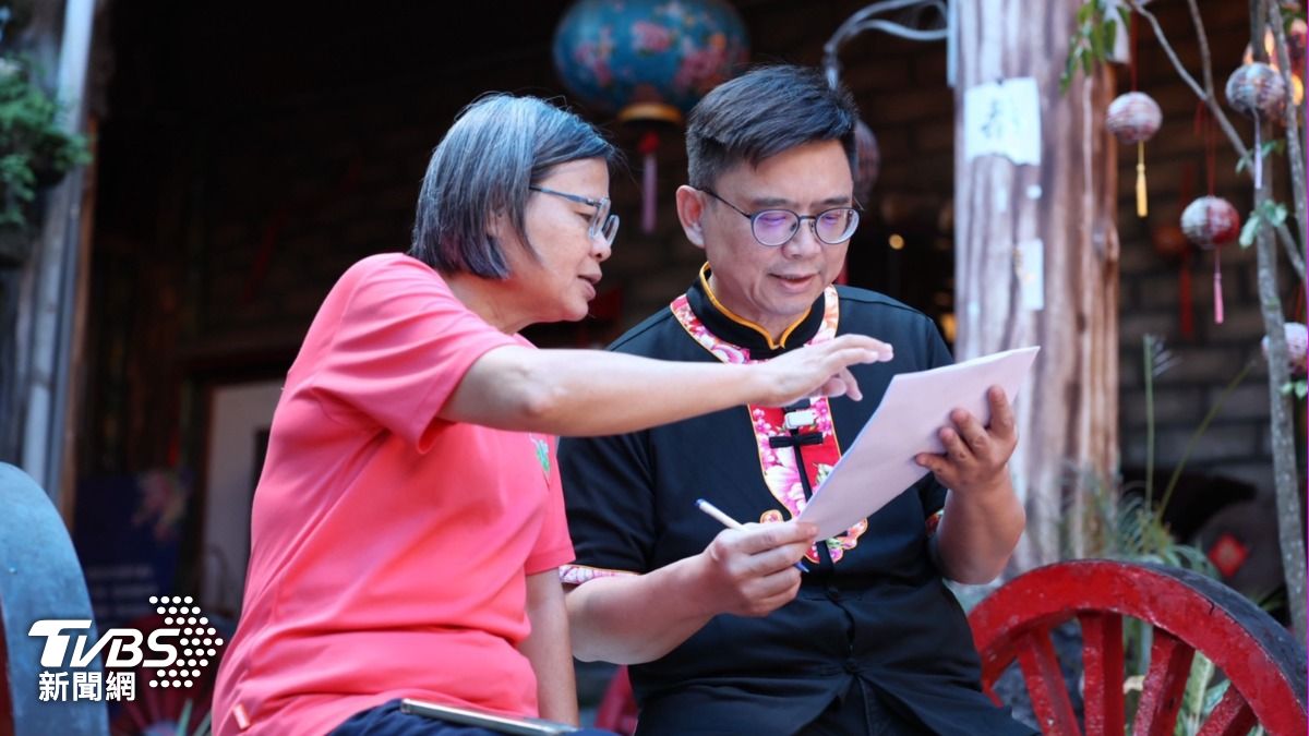 立委賴瑞隆走訪客庄，提出「客家文化政策」相關政策。（圖／TVBS）