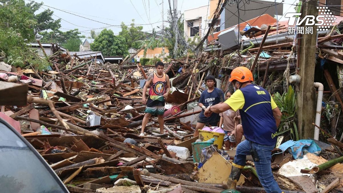 光是在宿霧省,就有39人確認死亡。(圖/達志影像美聯社)
