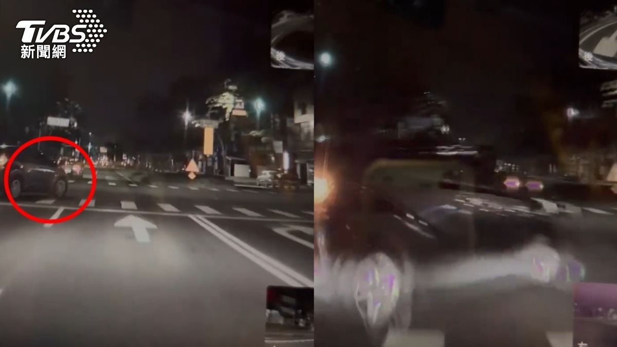 高雄男駕駛突往右「鬼切」猛撞特斯拉!車身全爛 2人傷