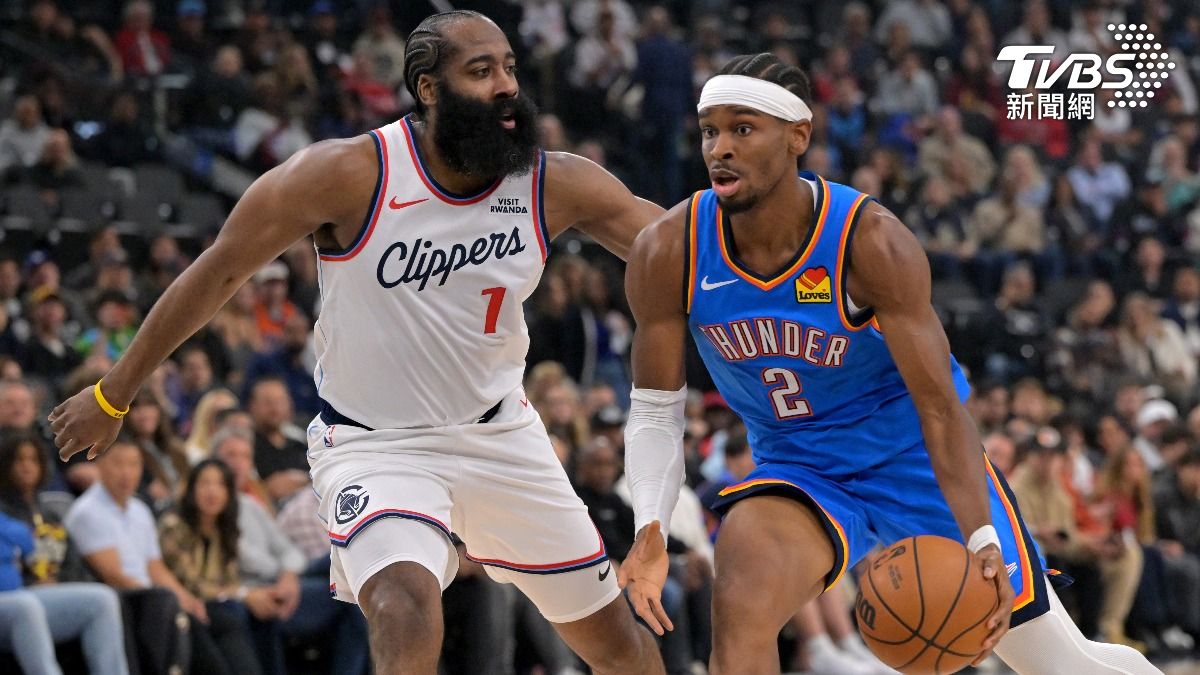 NBA／SGA單場轟30分領銜　雷霆逆轉快艇收開季8連勝