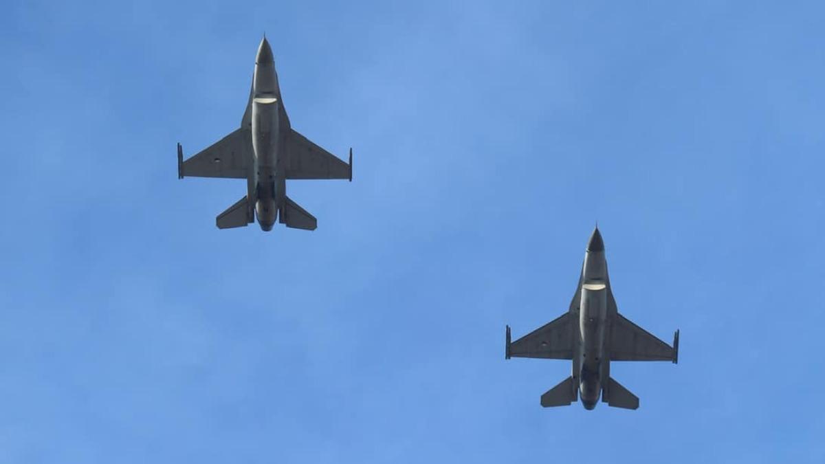 F-16戰機。(圖/翻攝自X@MApNRomania)