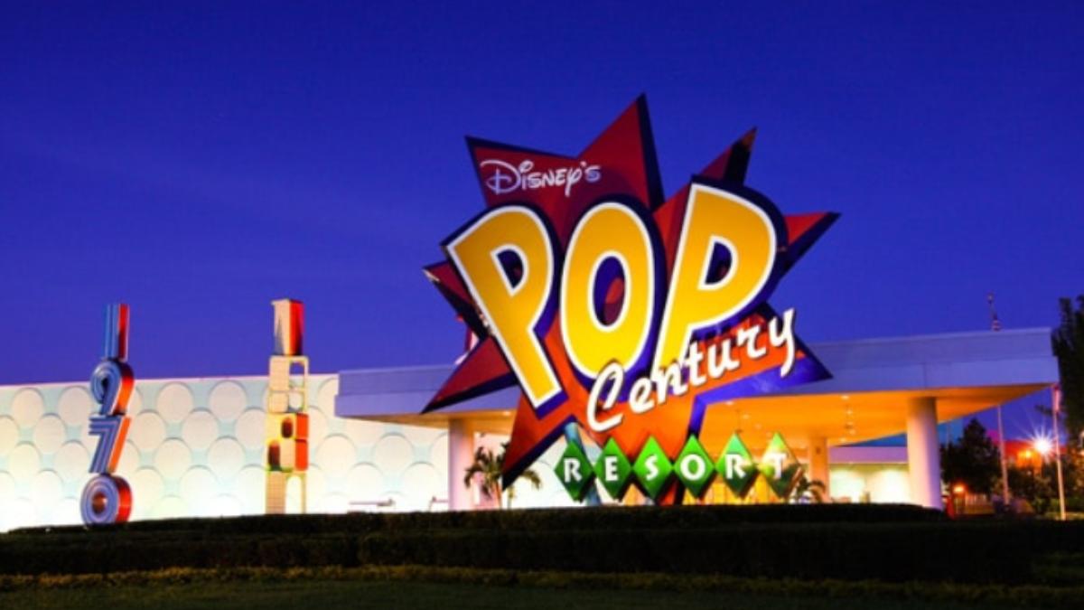 迪士尼的「流行世紀度假村」(Pop Century Resort)。(圖/翻攝迪士尼官網)