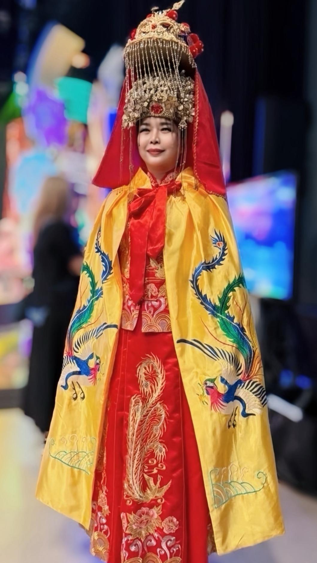 陳衣宸在節目中扮媽祖。(圖/長興影視提供)
