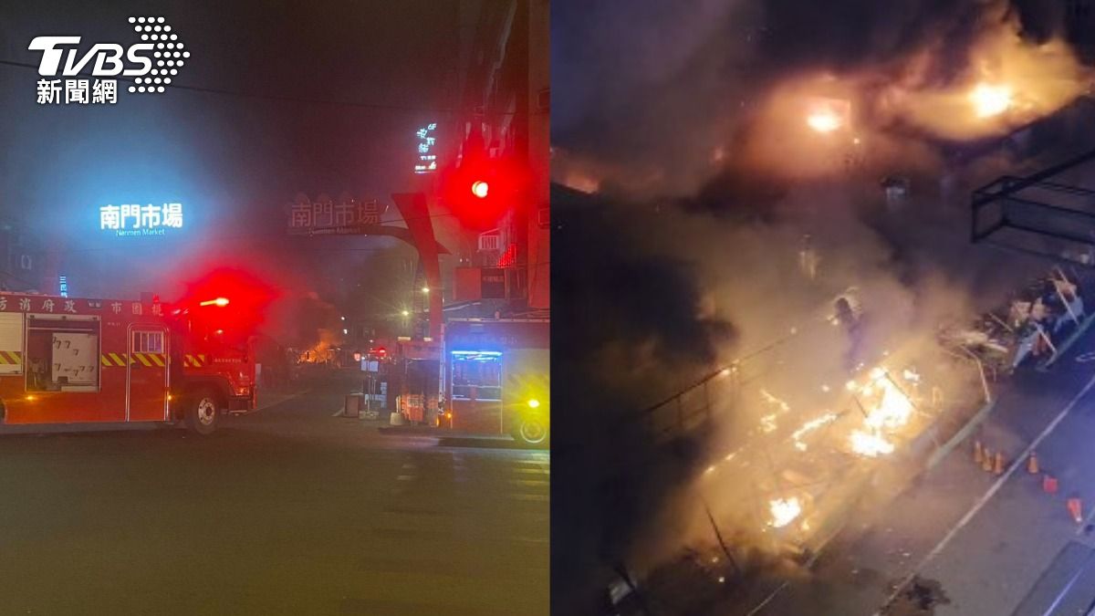 桃園市政府提醒,這起火災恐導致下風處空氣品質受影響,請民眾務必多加留意。(圖/TVBS)