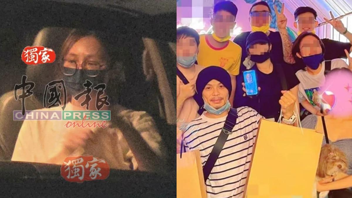 黃明志女友曝光,交往15年不離不棄陪投案。(圖/中國報 黃明志臉書)