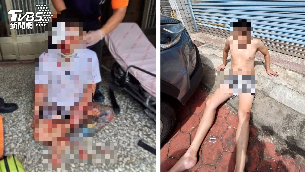 有片/雲林機房曝光!內褲男見攻堅跳樓逃亡 全身是血還摔斷腿
