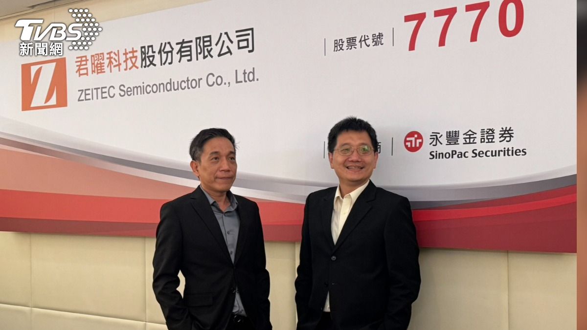 君曜總經理林秉琦（左）與董事長林澤琦（右）。（圖／謝佩穎攝）