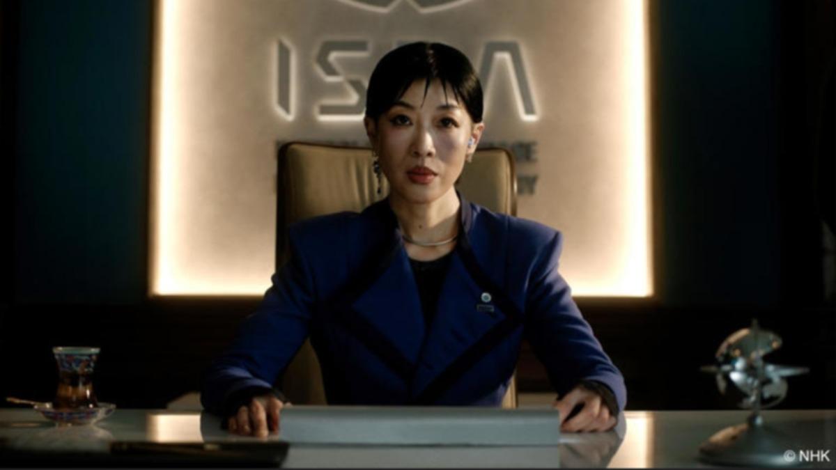 陳珊妮劇中對峙宮澤理惠。(圖/翻攝自NHK)