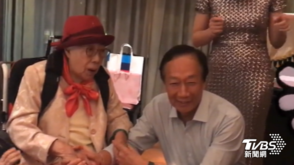 郭台銘母親初永真辭世。（圖／TVBS）