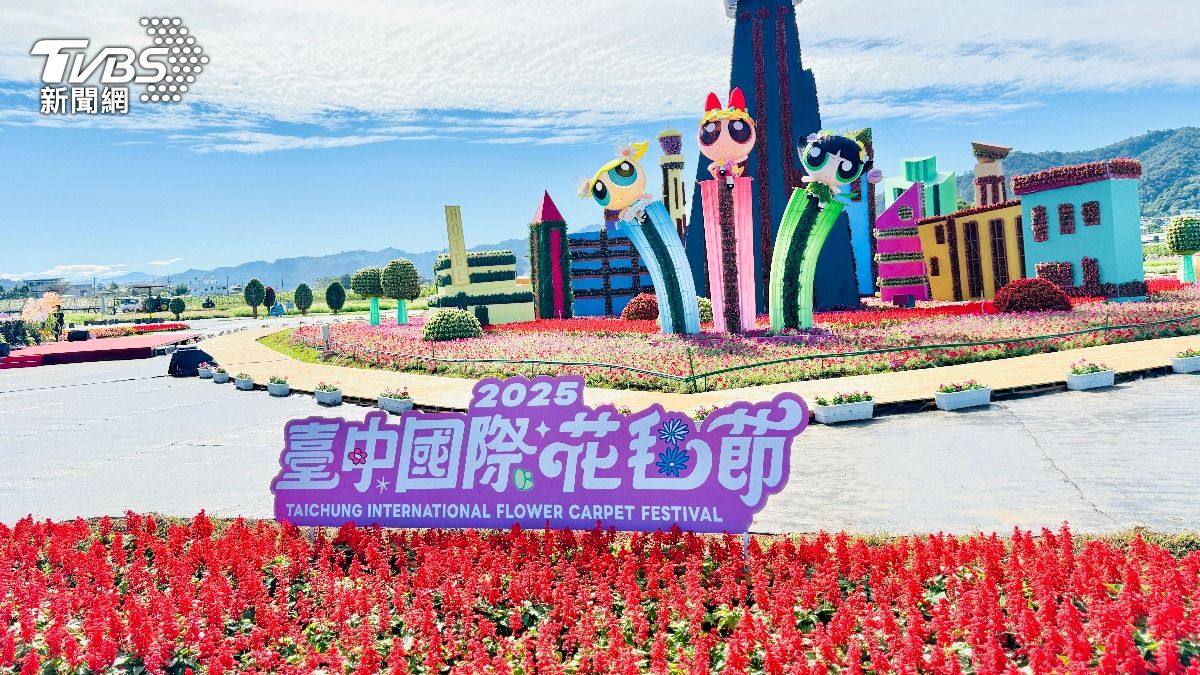 台版普羅旺斯!新社花毯節偕飛天小女警登場 60米花海亮點一次看