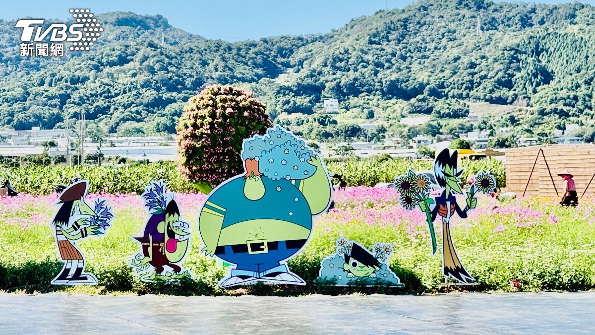 飛天小女警中的反派角色大集合。(圖/陳祁攝)