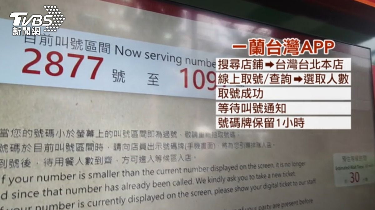 透過一蘭台灣APP可以線上抽號。（圖／TVBS）