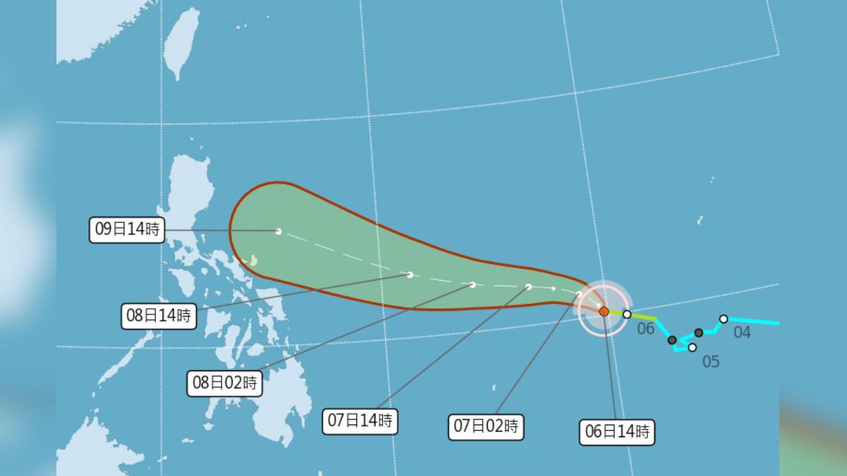 天氣/鳳凰颱風「北轉接近台灣」!氣象粉專:維持中颱強度