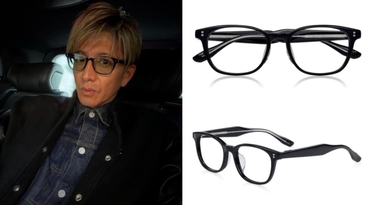 木村拓哉配戴的是OWNDAYS新系列「BACK in BLACK」眼鏡。(圖/翻攝自木村拓哉IG、OWNDAYS官網)