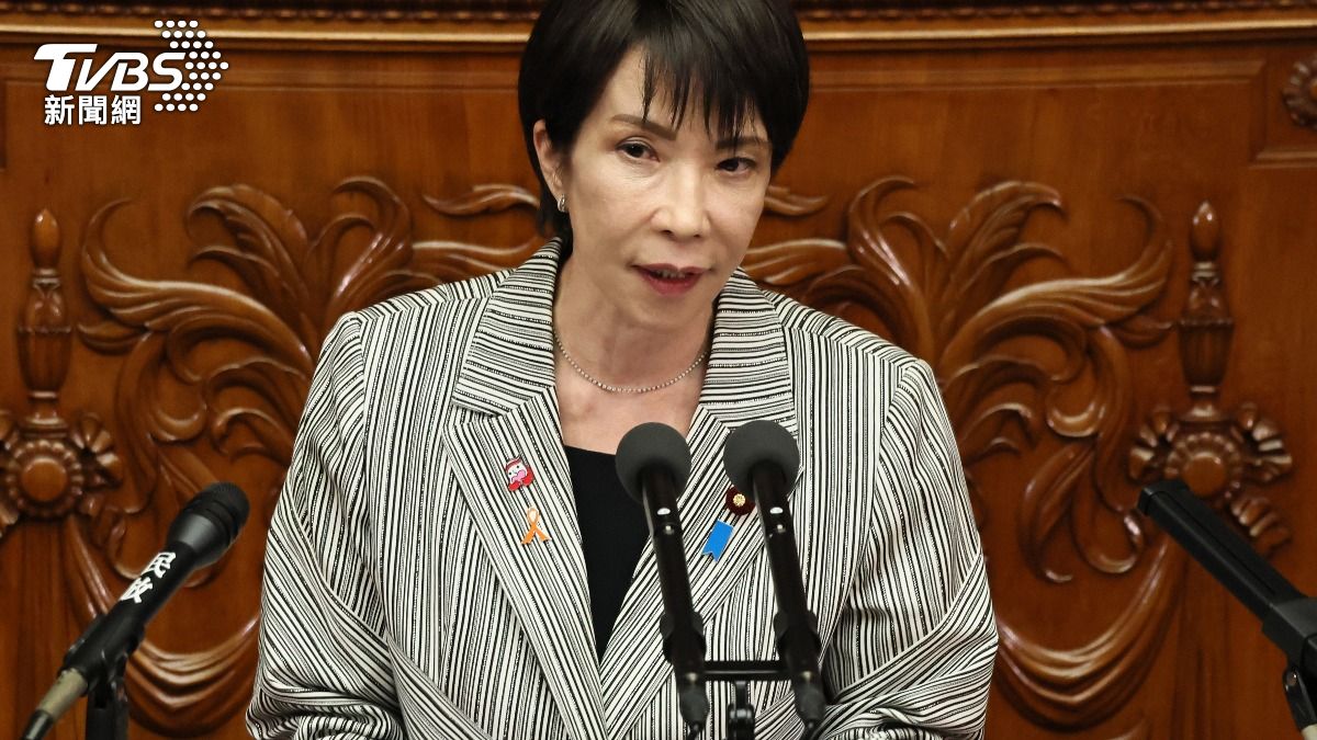 日本首相高市早苗。 (圖/達志影像美聯社)