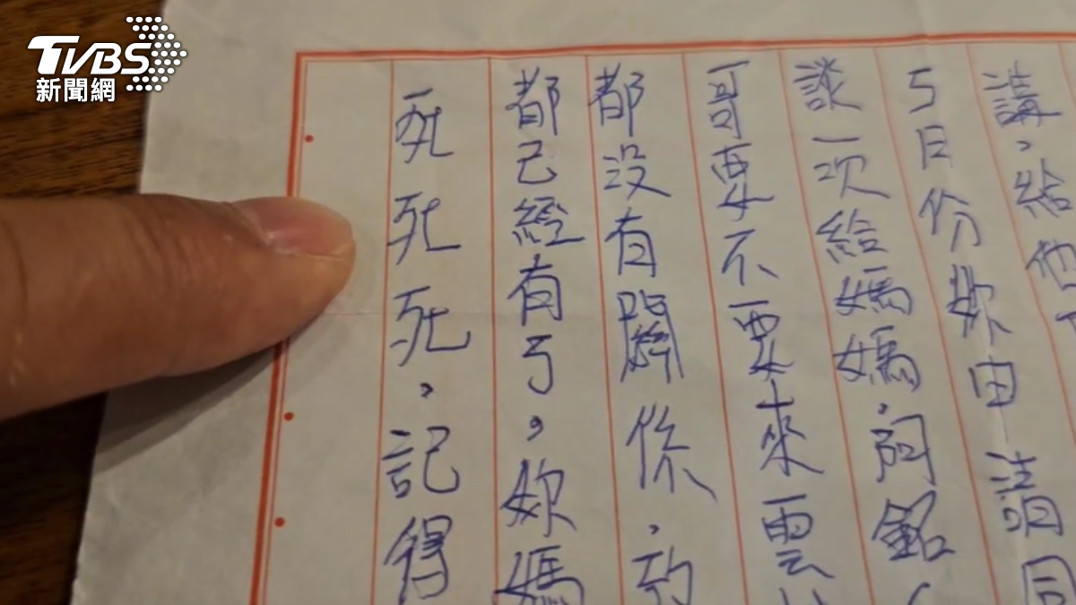 獨家/來自監獄的恐嚇信!惡前夫揚言擁槍 嗆假釋後「必找上門」