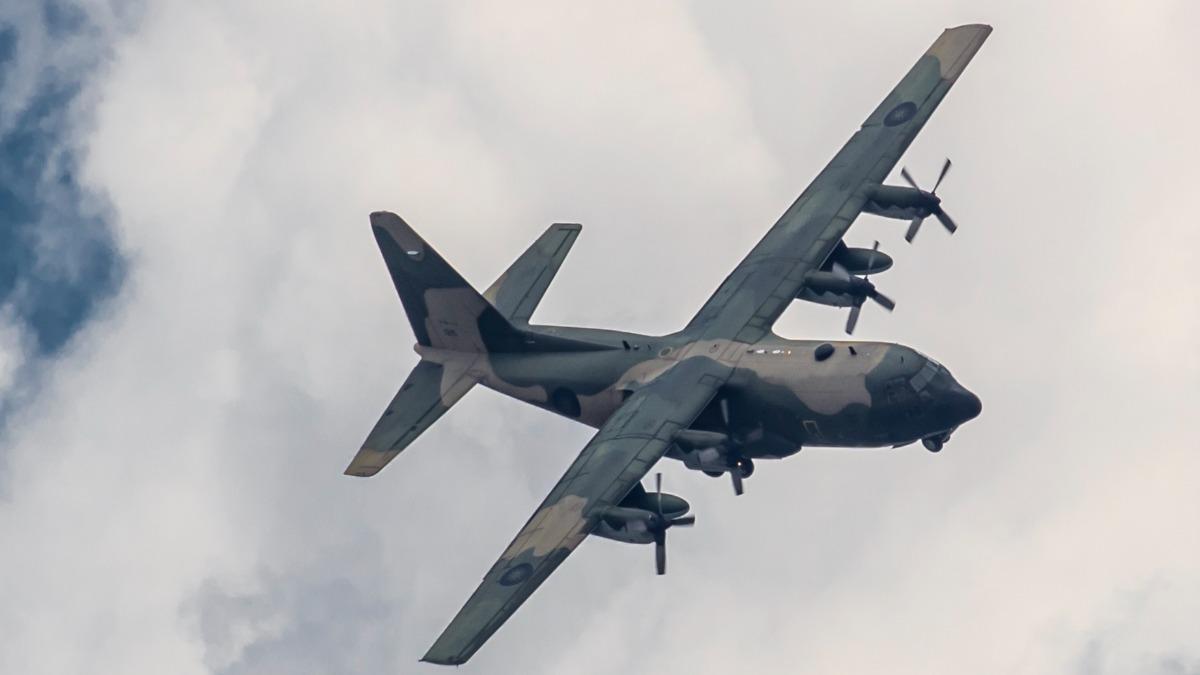 國軍C-130H運輸機。(圖/文化部國家文化記憶庫)