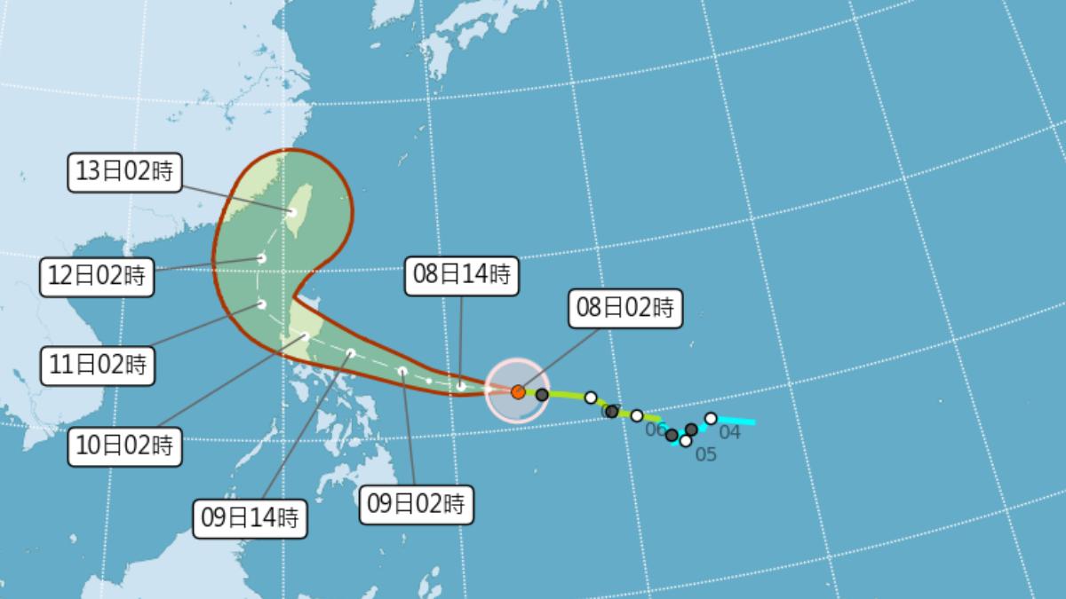 天氣／今飆33度！鳳凰升級中颱「恐直撲台灣」　下週一變天炸雨