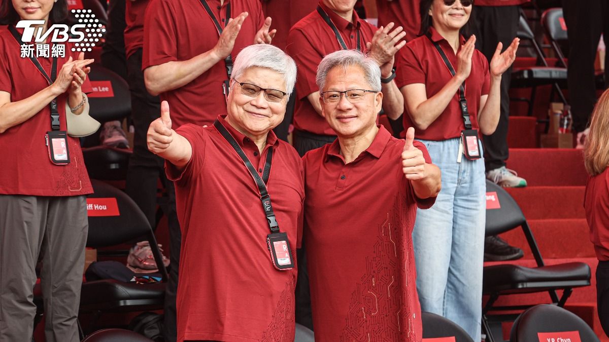 台積電運動會 黃仁勳現身受熱烈歡迎