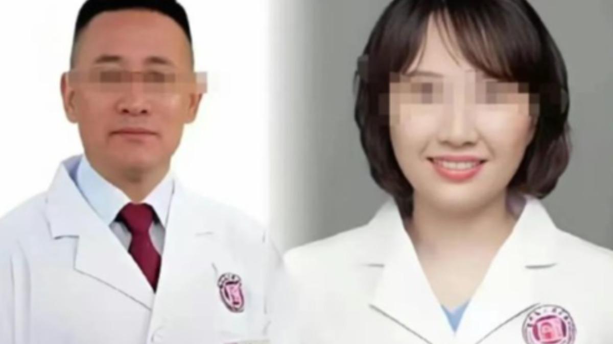 男方是知名泌尿科醫師身兼副院長;女方則是知名眼科醫師身兼眼科副主任。(圖/翻攝 微博 @慶白星君)