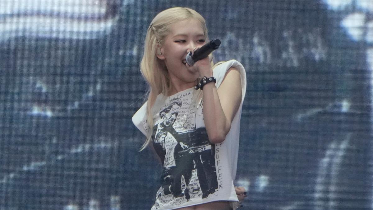 Rosé成為首位入圍葛萊美獎的K-POP女歌手。(圖/達志影像美聯社)