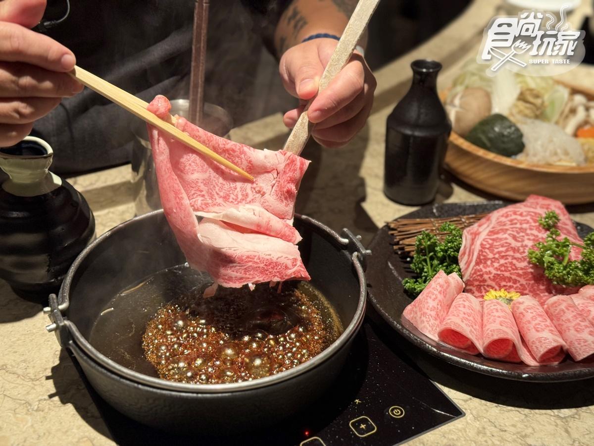 「熊本A5和牛三享拼盤」,由肋眼、霜降、牛小排3種精華部位組成。(圖/食尚玩家)