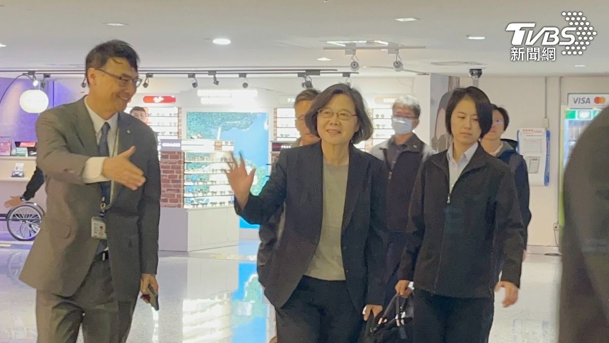 蔡英文深夜低調飛德國!預計10日在柏林發表演說