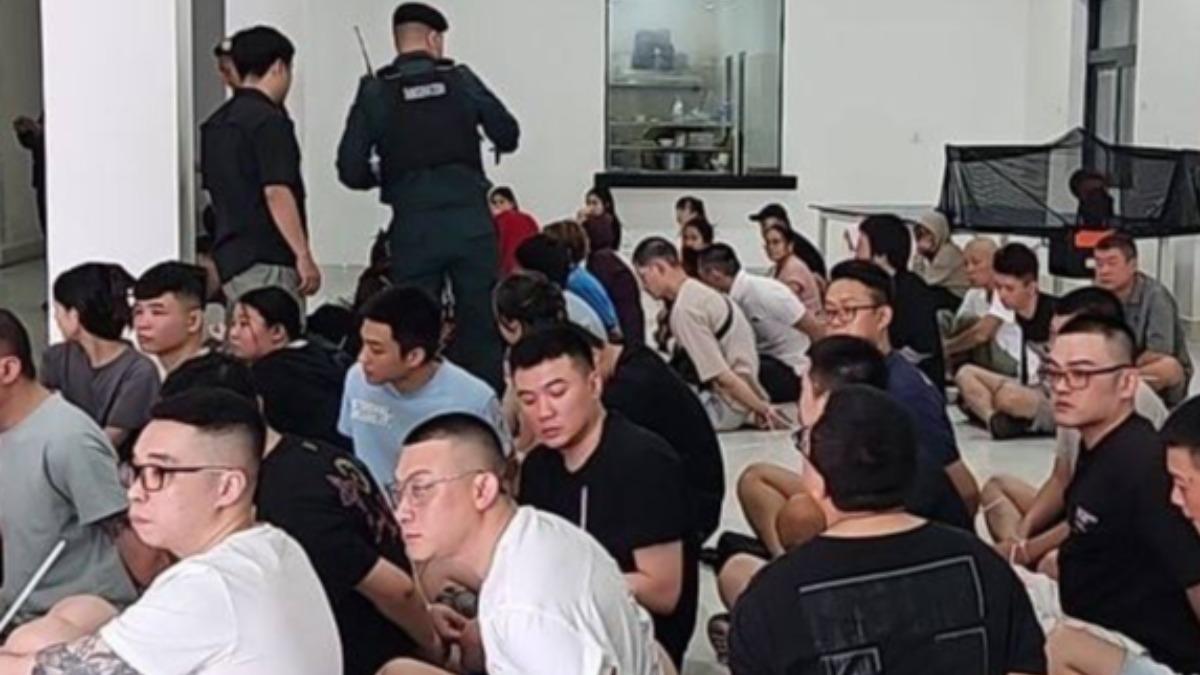 柬埔寨掃蕩詐騙，658人被抓。（圖／翻攝自柬中時報）