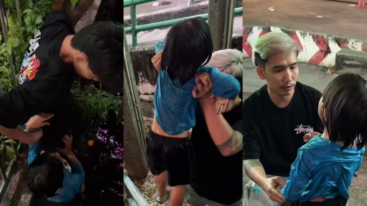 水燈節救落水童意外揭虐童　泰國暖男英勇跳水揭家暴黑幕