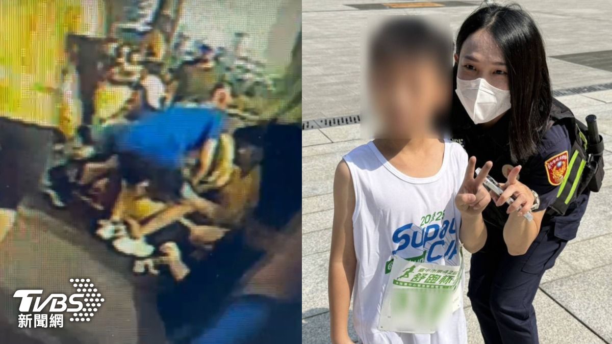 田中馬拉松他倒地無心跳!民眾搶命CPR 台中路跑童走失警察姐姐幫找