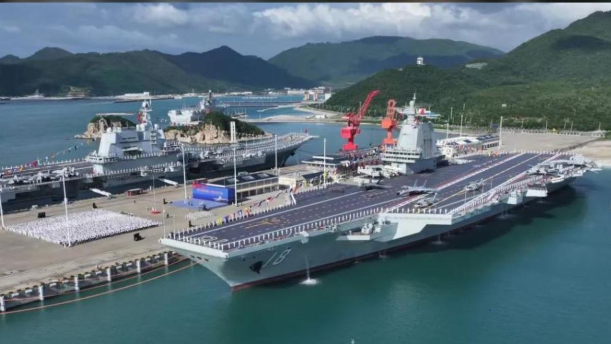 大陸軍事專家建議「福建艦最佳母港在台灣」，挑動區域敏感神經。（圖／百度） 