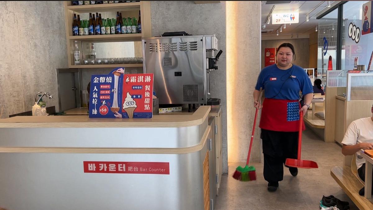 惡意撒釘恐致爆胎!台中韓式料理店女員工「即刻救援」,獲讚公民典範。(圖/threads@shannn_0705)