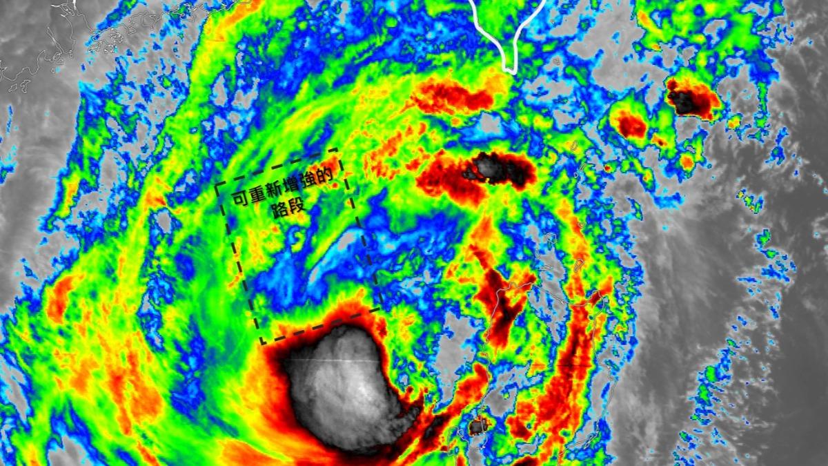 天氣/鳳凰颱風恐再增強!進入重整階段「核心對流爆發」全台風雨時程曝