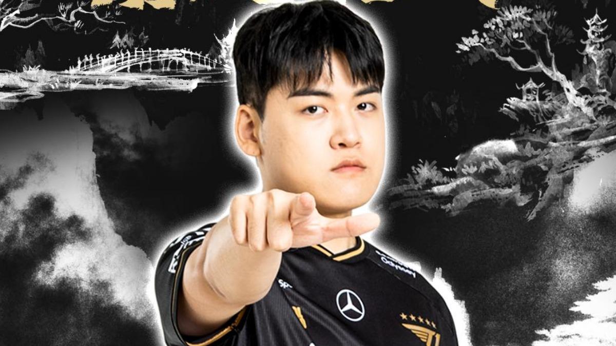 「Gumayusi」李珉炯拿到世界賽FMVP。（圖／翻攝T1 FB）