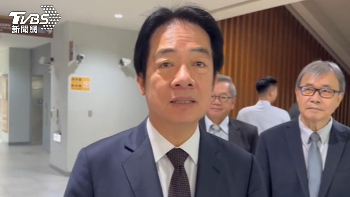 總統賴清德主動受訪談防颱，也關注花蓮的防災狀況。（圖／TVBS）
