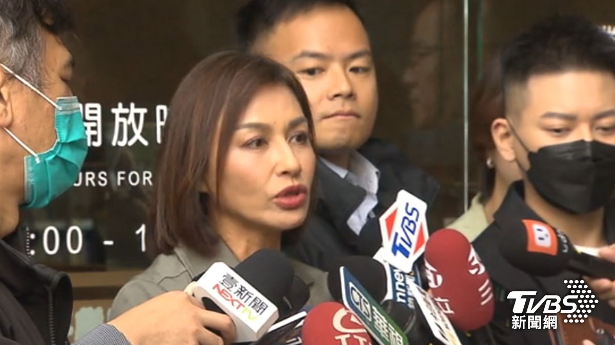 民進黨立委邱議瑩,10號上午前往民進黨中央,登記參加高雄市長初選。(圖/TVBS)