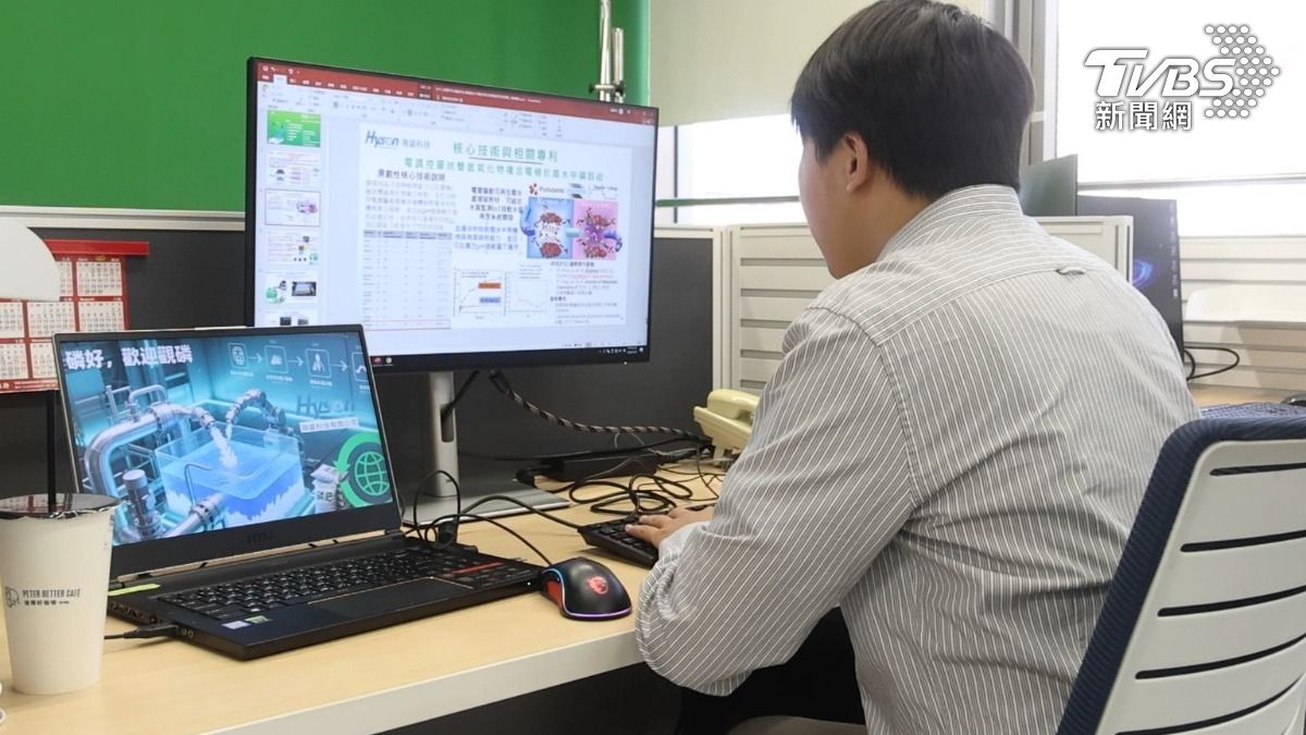 新鮮人大學時期就扎根AI技術(圖/TVBS)