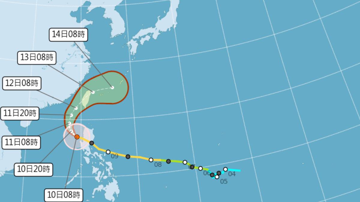 天氣/鳳凰颱風路徑變!17:30海警 提早登陸這2地機率大