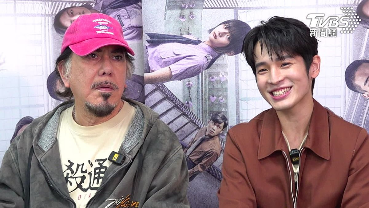 《自殺通告》黃秋生、張豐豪接受TVBS獨家專訪。(圖/TVBS)