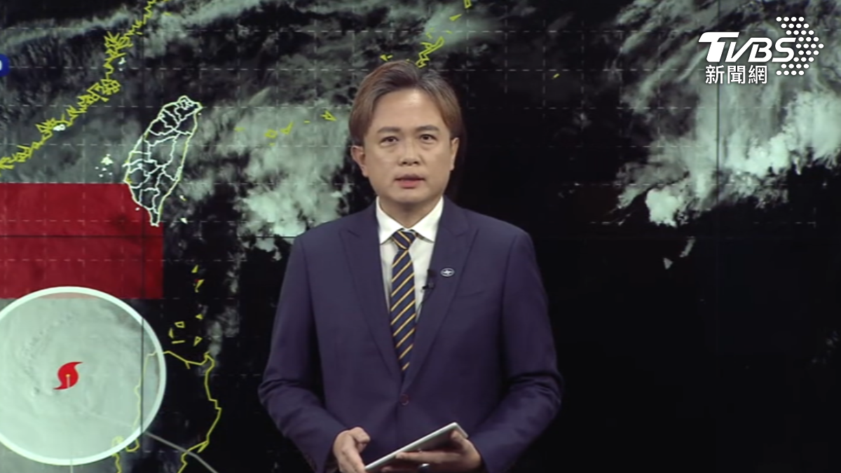鳳凰颱風發布海上警報。(圖/TVBS)