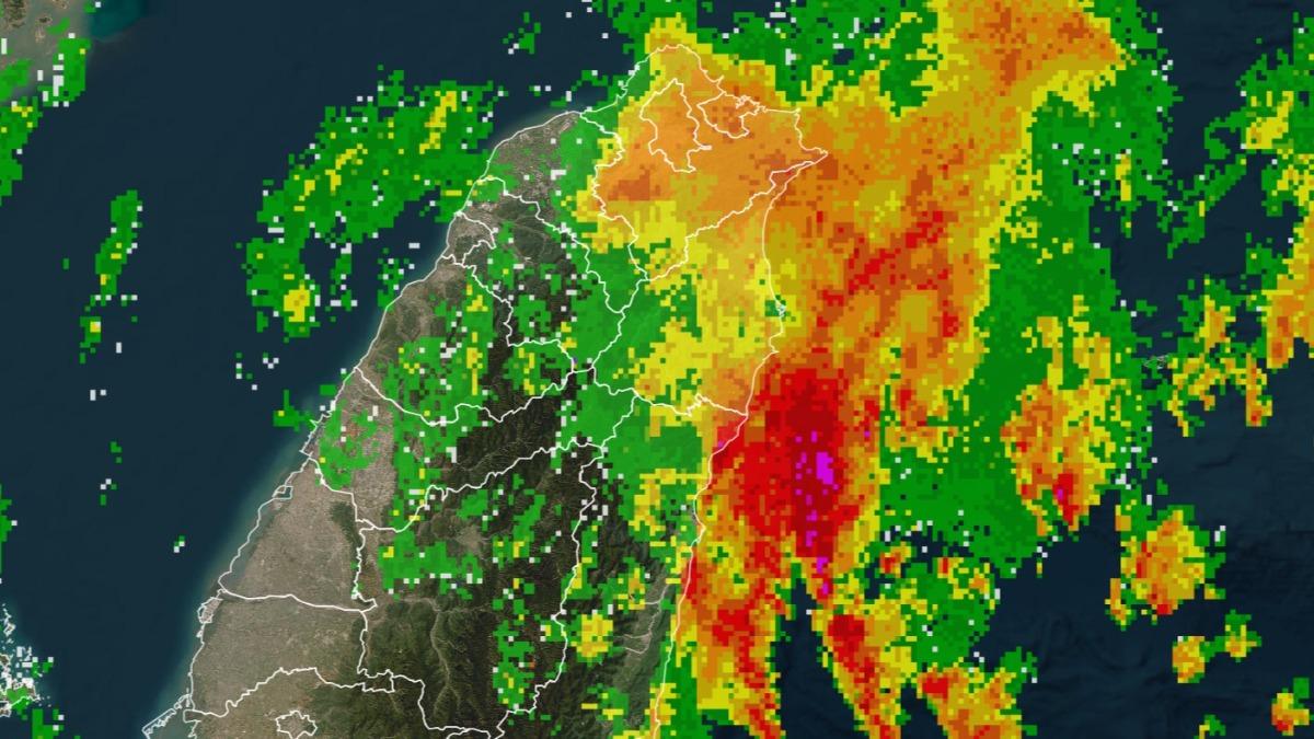 天氣/極強雷雨帶!共伴效應「明顯北抬」 北、東午後進搖滾區