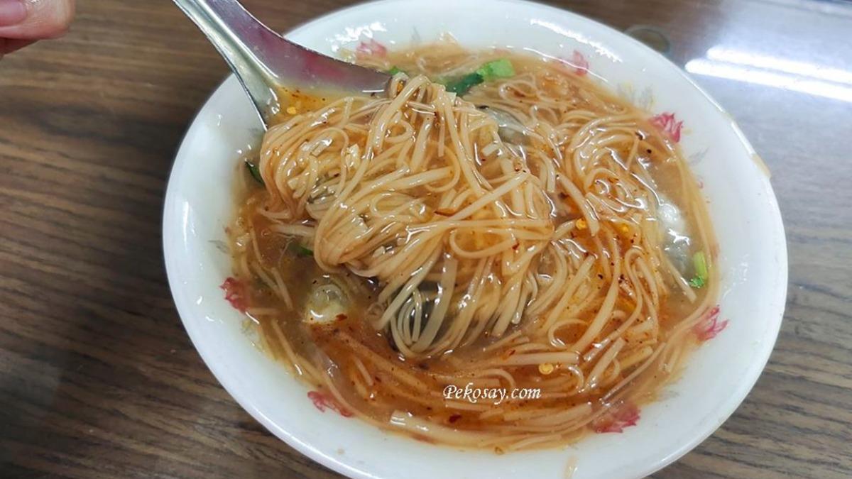店家用的是手工麵線,跟一般機器做的口感就是不一樣。(圖/PEKO の Simple Life)