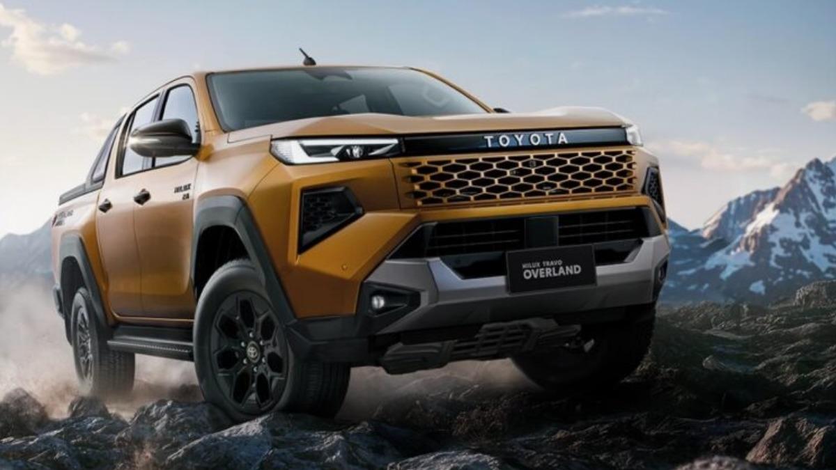 頂規Overland車型擁有黑色防滾架、貨台滑軌等專屬外觀配件。(圖/ Toyota提供)